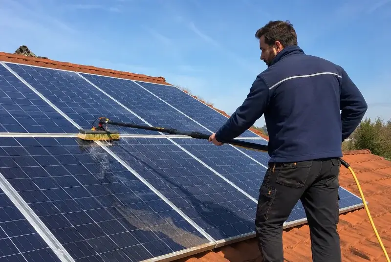 Nettoyage et entretien de panneaux solaires à Aussillon