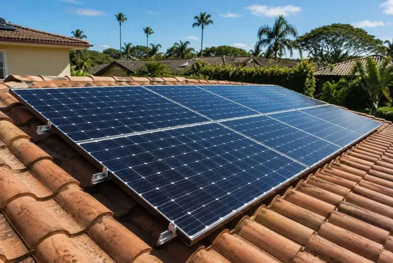 Installation de panneaux solaires à Aussillon