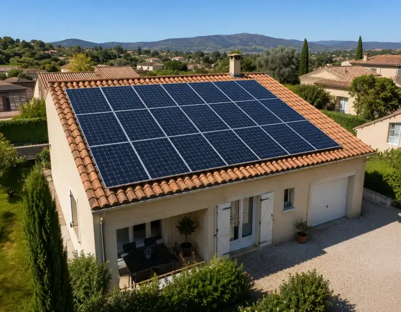 Prime à l'autoconsommation panneaux solaires Aussillon — aide financière de l'État